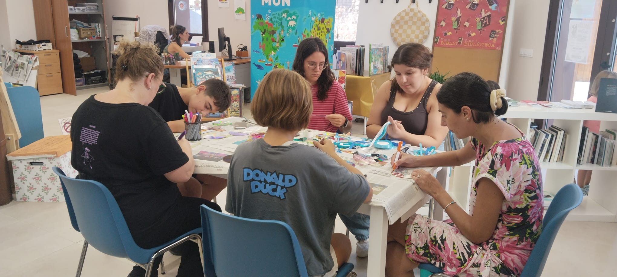 Muntatge i decoració voluntaris